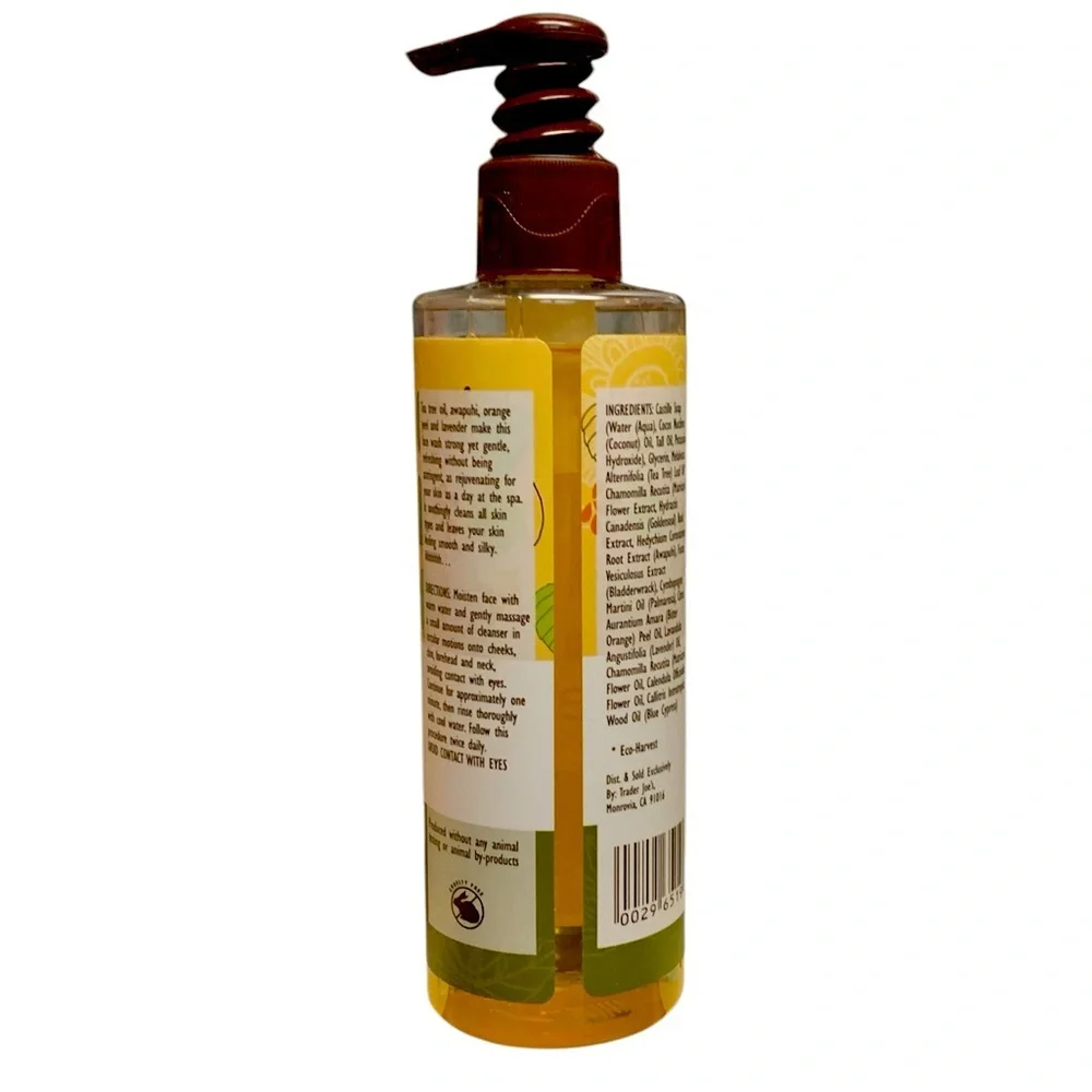 Brand: Trader Joe's SPA Face Wash with Tea Tree Oil